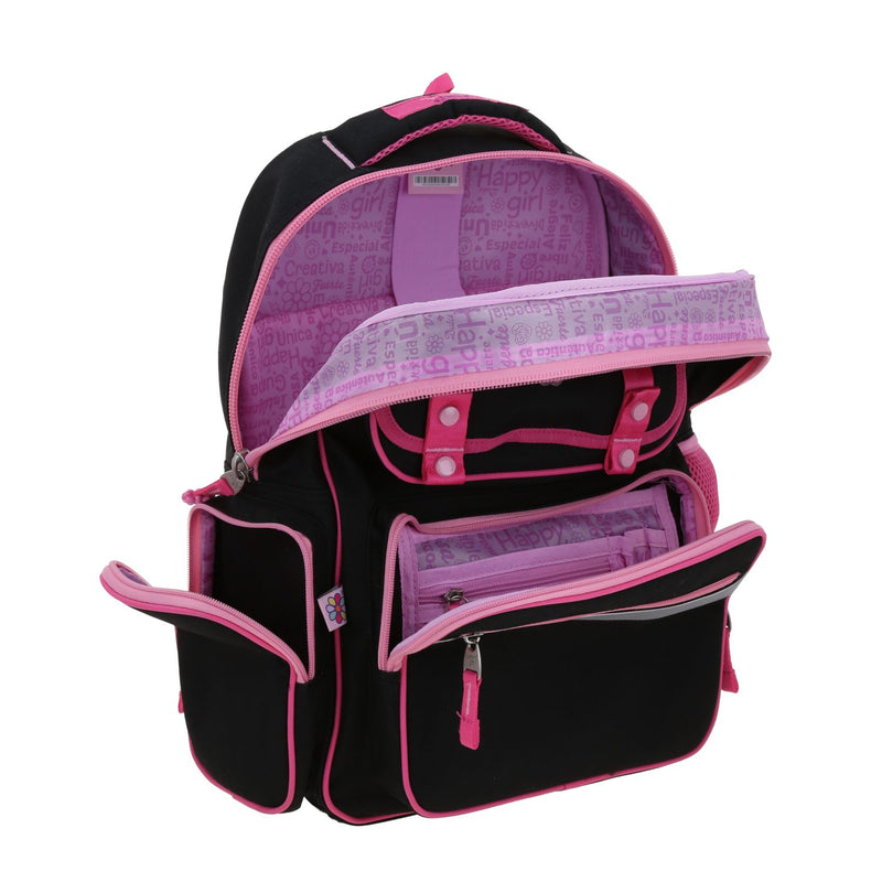 Mochila Fucssia Happy Girl Strong