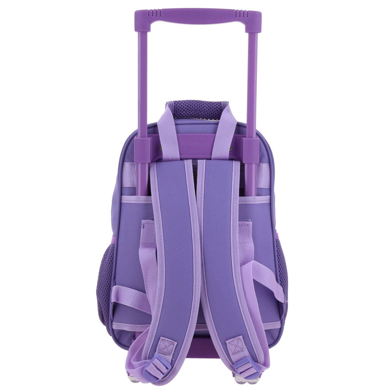 Mochila Morada con Ruedas y Tiras Colgantes Happy Girl Cowli