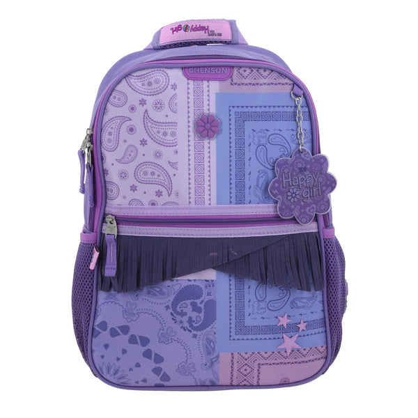 Mochila Morada Diseño Unico Happy Girl Cowli