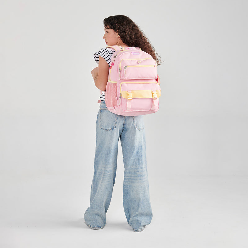 Mochila Rosa Happy Girl Duva