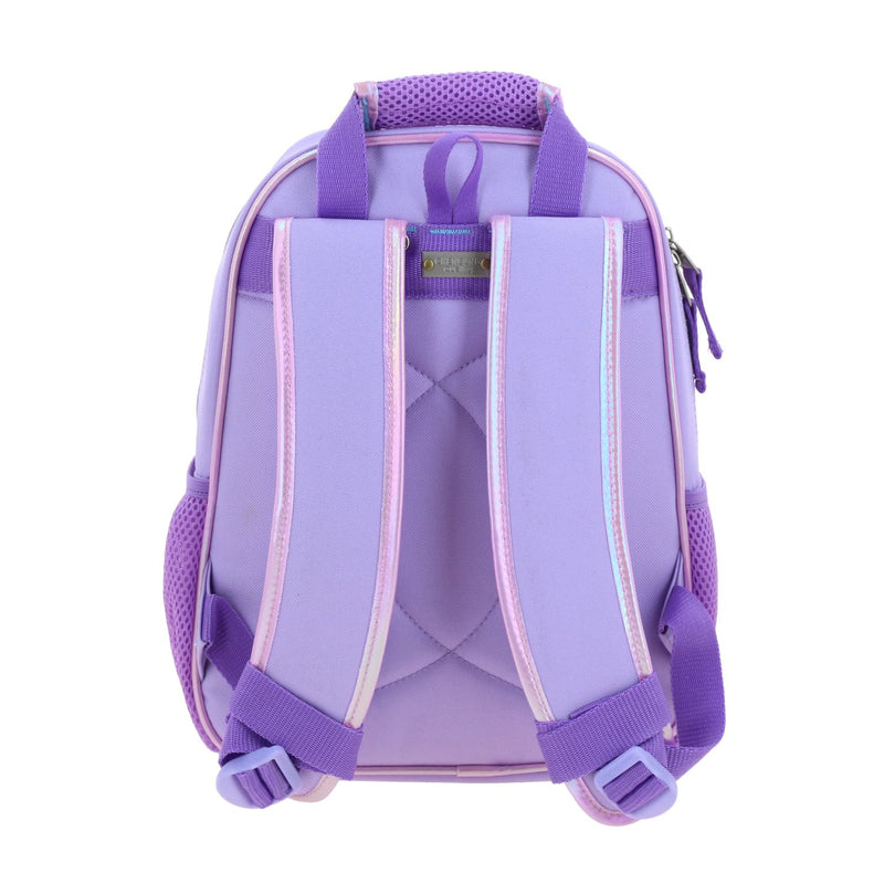 Mochila Lila Brillante Diseño con Flor Happy Girl Flof