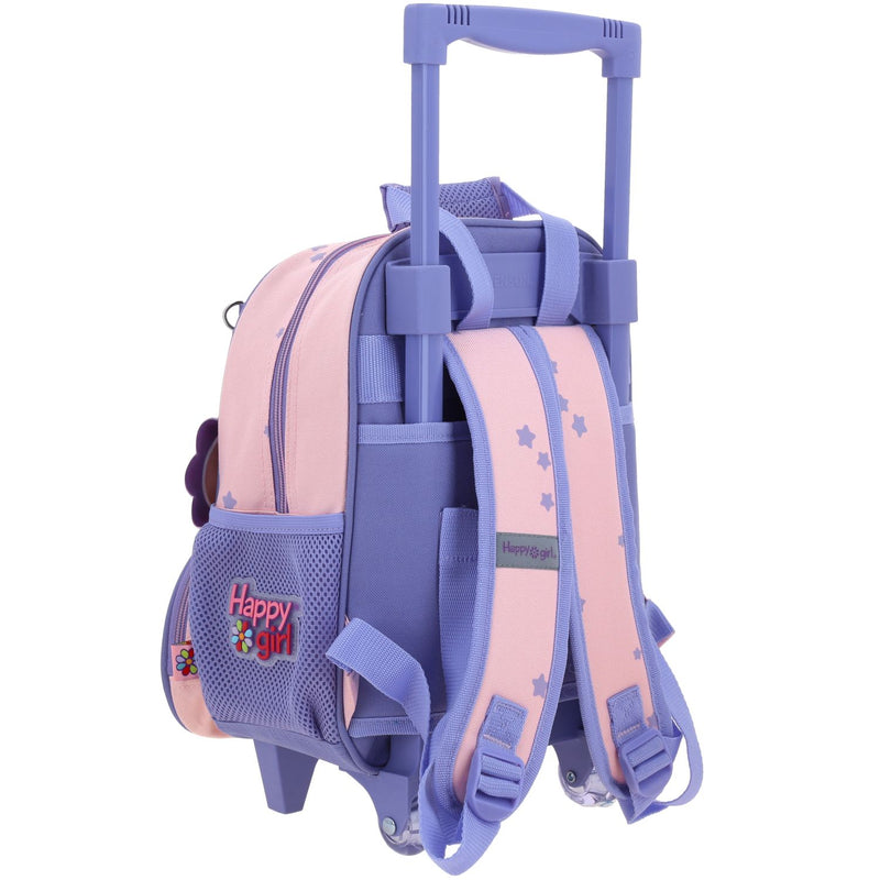 Mochila Rosa con Ruedas Happy Girl Gurlic