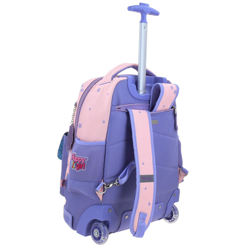 Mochila Rosa con Ruedas Happy Girl Gurlic