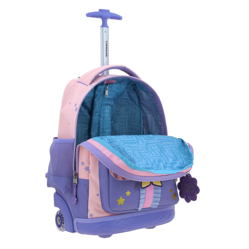 Mochila Rosa con Ruedas Happy Girl Gurlic