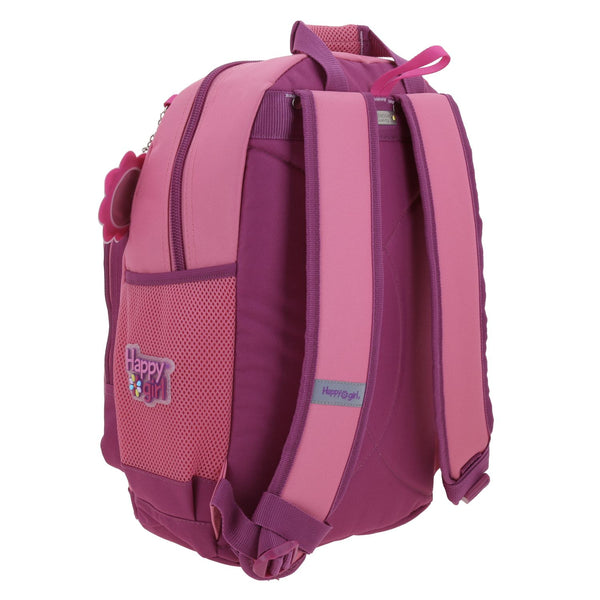Mochila Rosa Happy Girl Tarlait