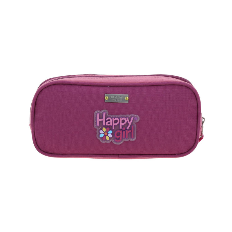 Lapicera Rosa Con Flor Happy Girl Tarlait