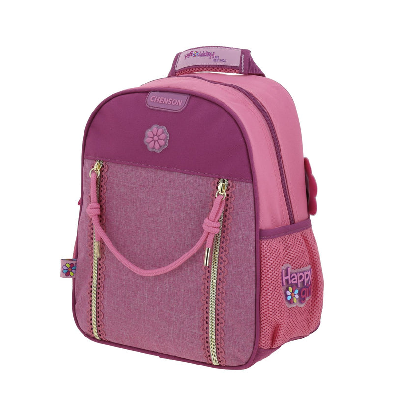 Mochila Rosa Escolar Happy Girl Tarlait