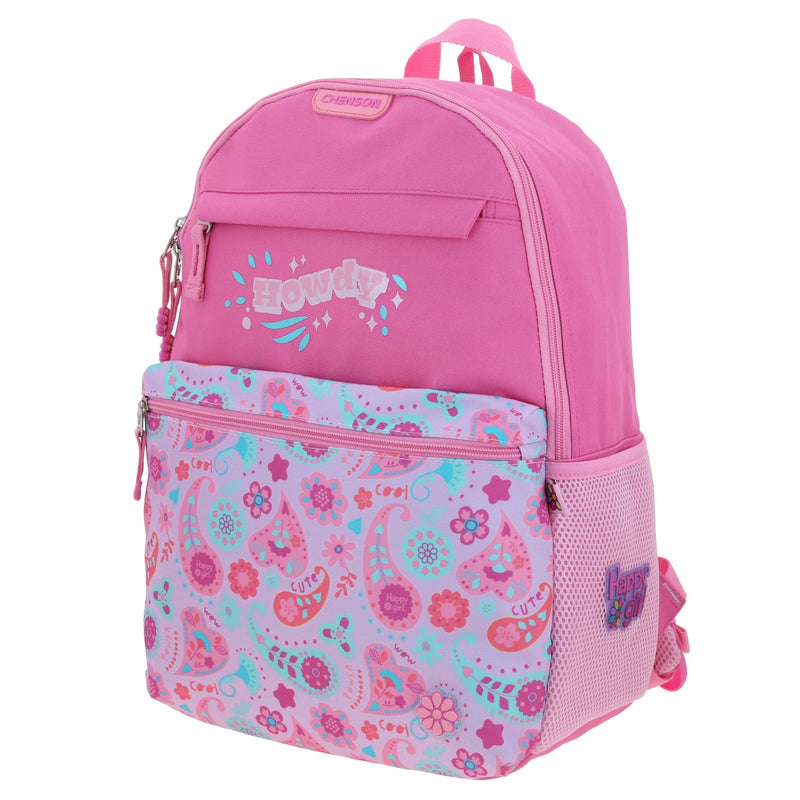 Mochila Escolar Rosa Happy Girl Xoxo