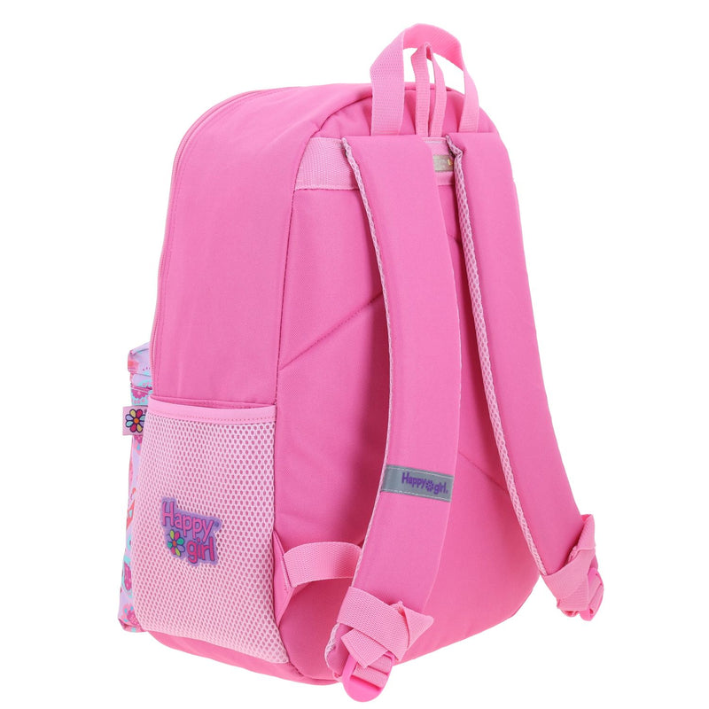 Mochila Escolar Rosa Happy Girl Xoxo
