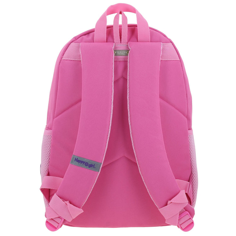 Mochila Escolar Rosa Happy Girl Xoxo