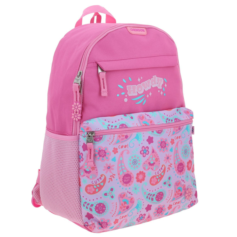 Mochila Escolar Rosa Happy Girl Xoxo