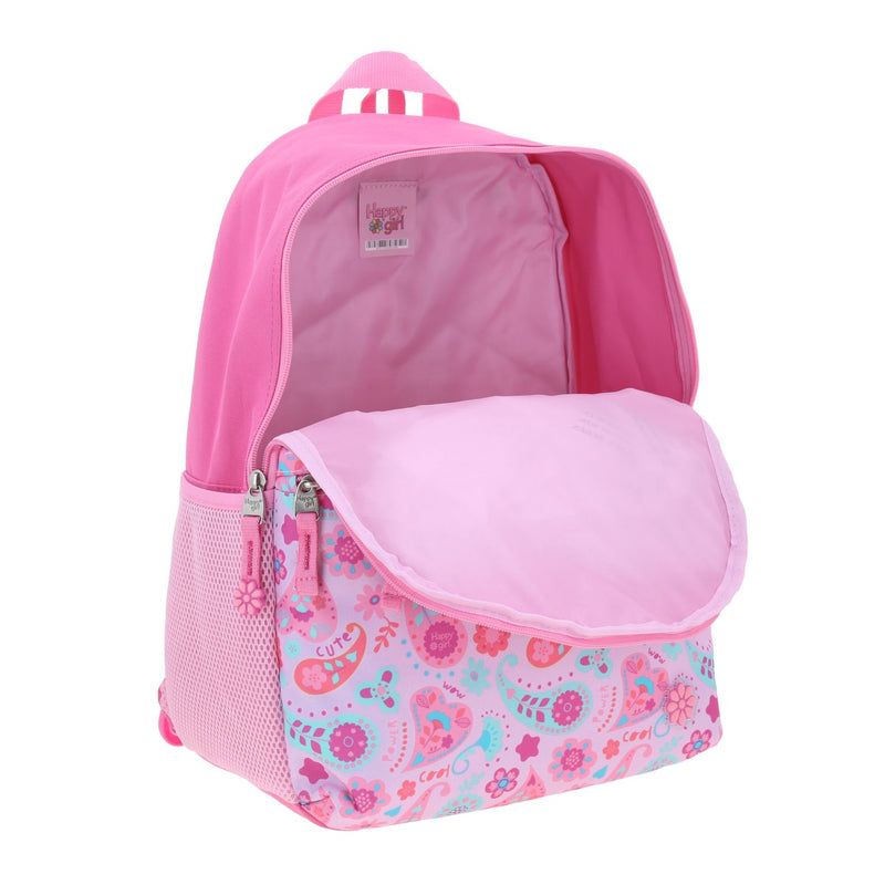 Mochila Escolar Rosa Happy Girl Xoxo