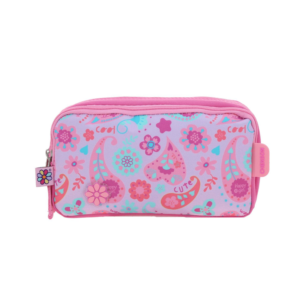 Lapicera Rosa Con Diseño Floral Happy Girl Xoxo – Chenson Mexico - Main Image