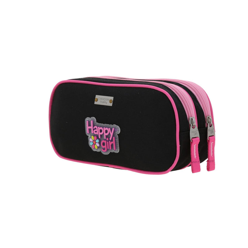 Lapicera Fuchsia Con Negro Happy Girl Strong