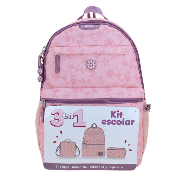 Kit Escolar Rosa Happy Girl Keti