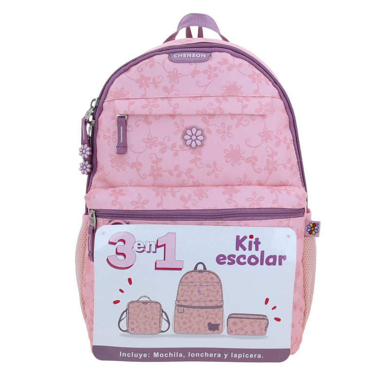 Kit Escolar Rosa Happy Girl Keti