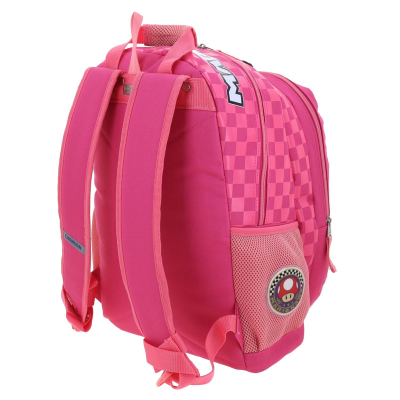 Mochila Fuchsia Princesa Peach Para Niña Chenson Moma