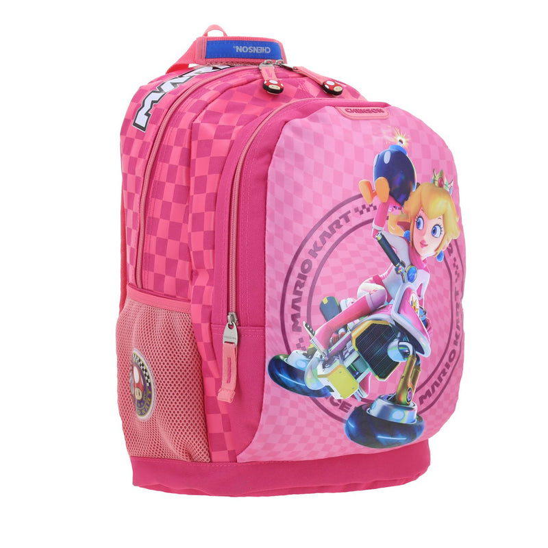 Mochila Fuchsia Princesa Peach Para Niña Chenson Moma