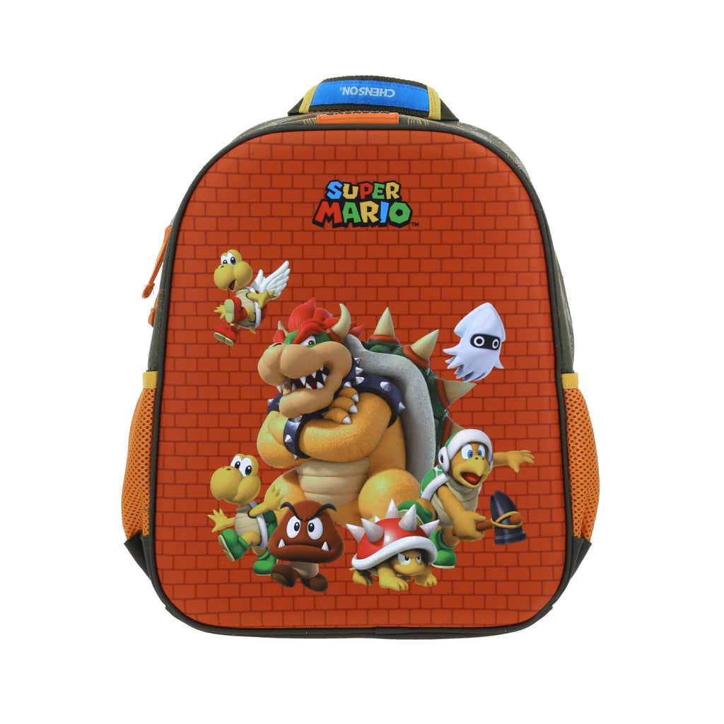 Mochila Verde Militar Mario Bros Para Preescolar Chenson Thorin