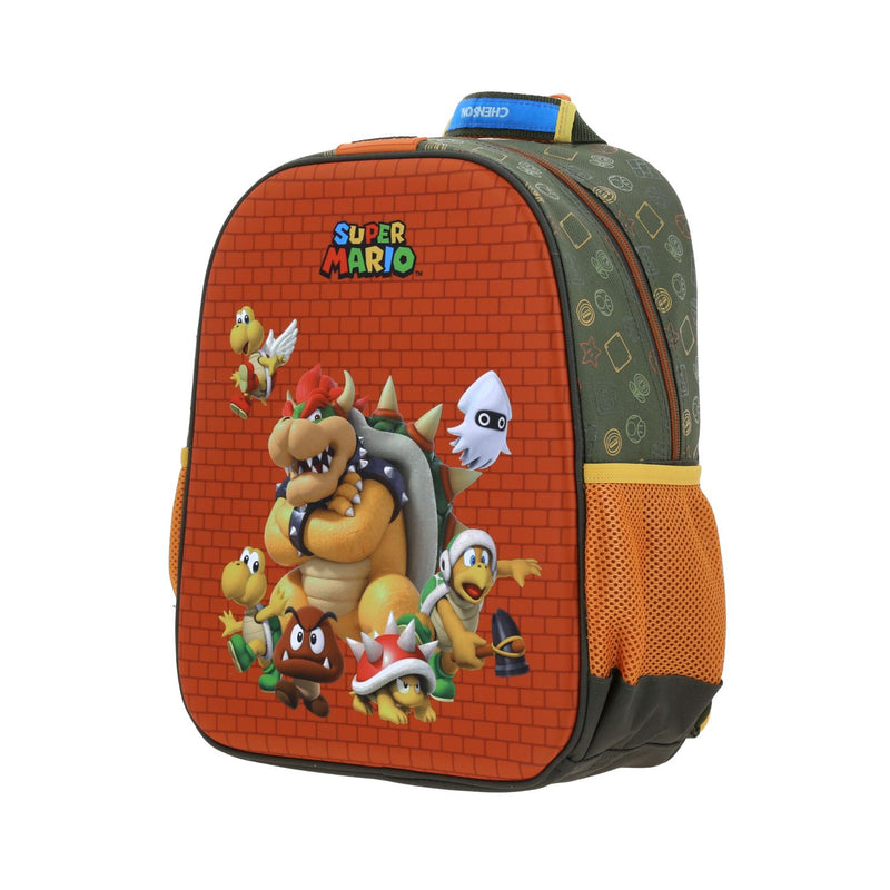 Mochila Verde Militar Mario Bros Para Preescolar Chenson Thorin