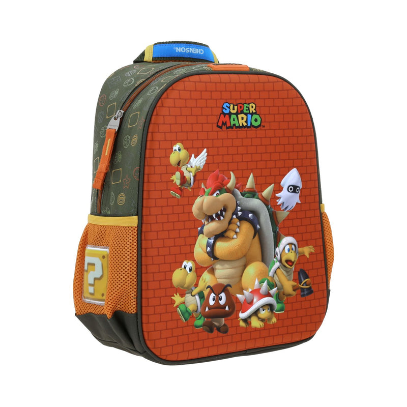 Mochila Verde Militar Mario Bros Para Preescolar Chenson Thorin