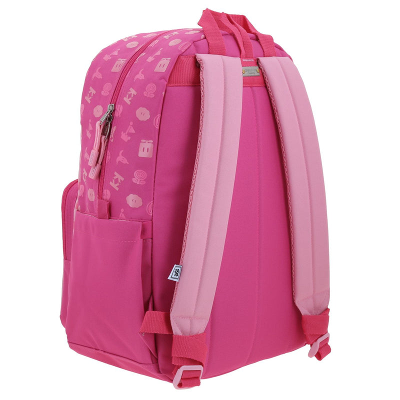 Mochila Rosa Mario Bros 1818 Shall