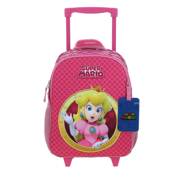 Mochila con Ruedas Rosa Chenson Mario Bros Barb
