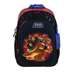 Mochila Negra Diseño Bowser en 3D Mario Bros Chenson Bowie