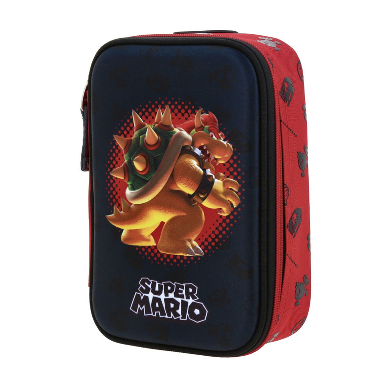 Lapicera Negra Con Grafico Bowser 3D Mario Bros Chenson Bowie