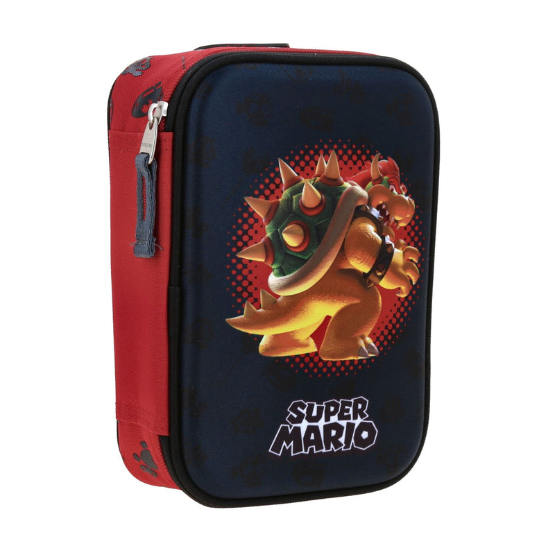 Lapicera Negra Con Grafico Bowser 3D Mario Bros Chenson Bowie