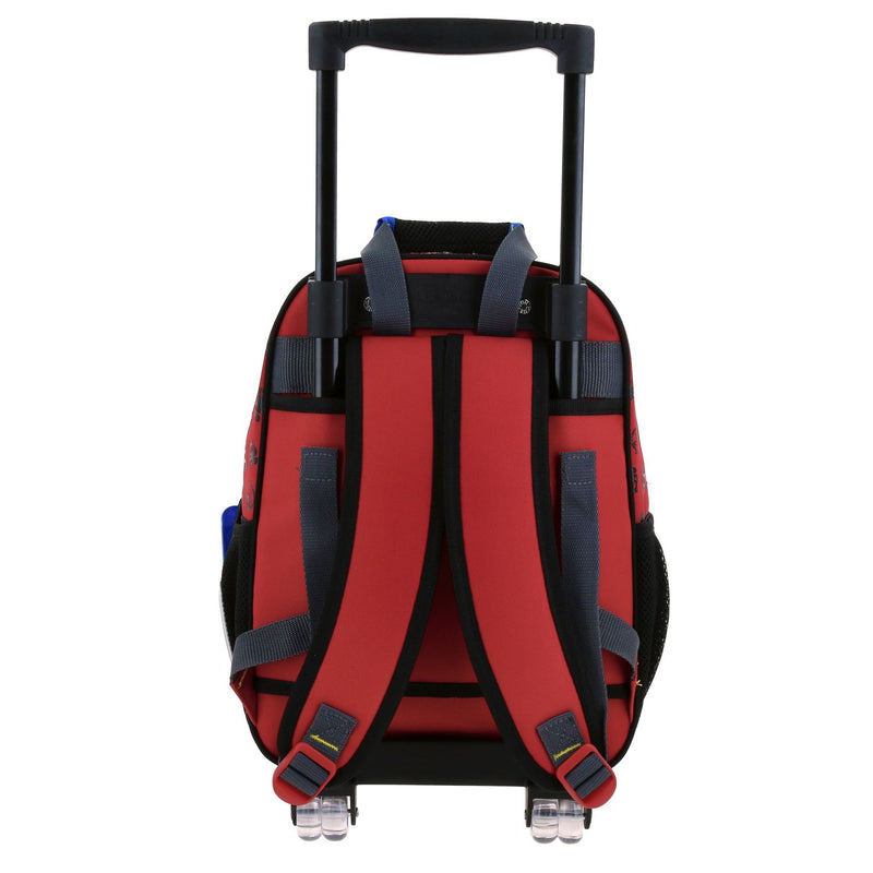Mochila Negra con Ruedas Diseño Bowser en 3D Mario Bros Chenson Bowie