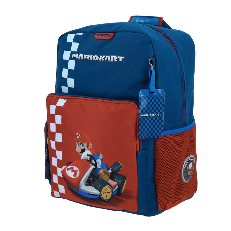 Mochila Azul Mario Bros Chenson Brife