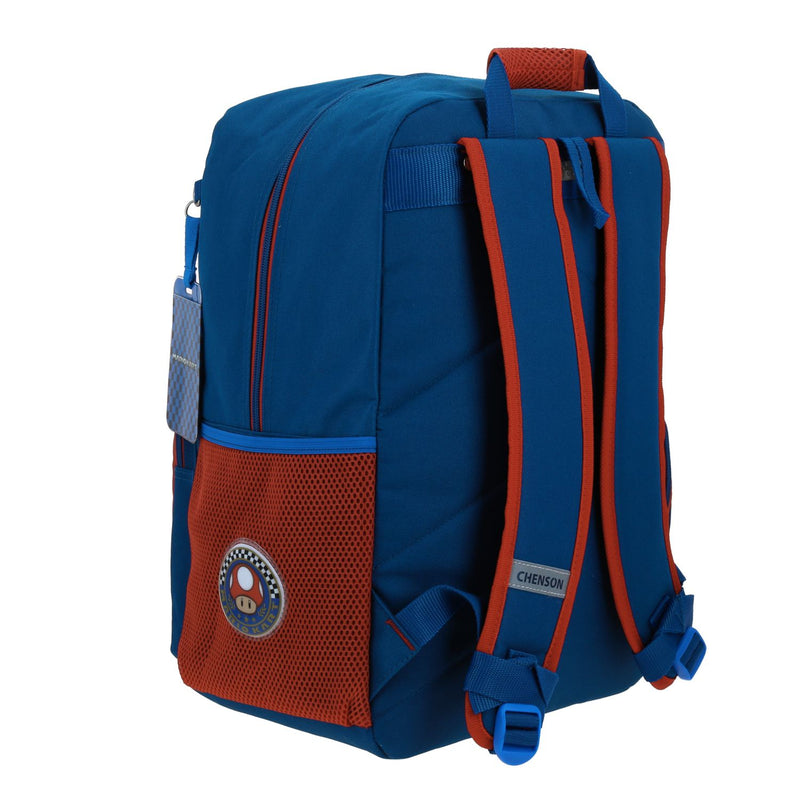 Mochila Azul Mario Bros Chenson Brife