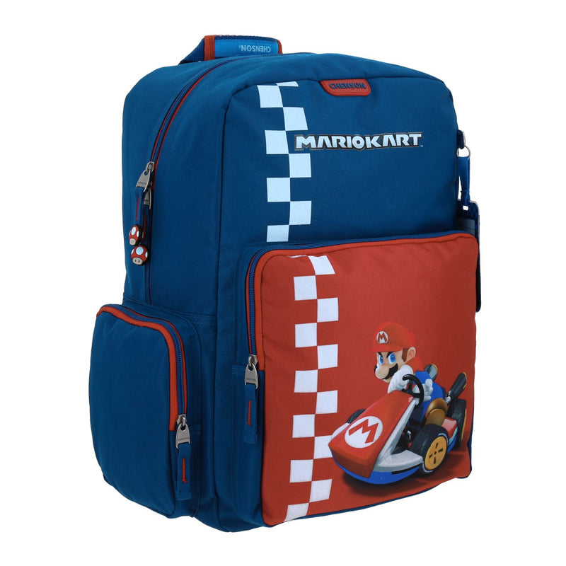 Mochila Azul Mario Bros Chenson Brife