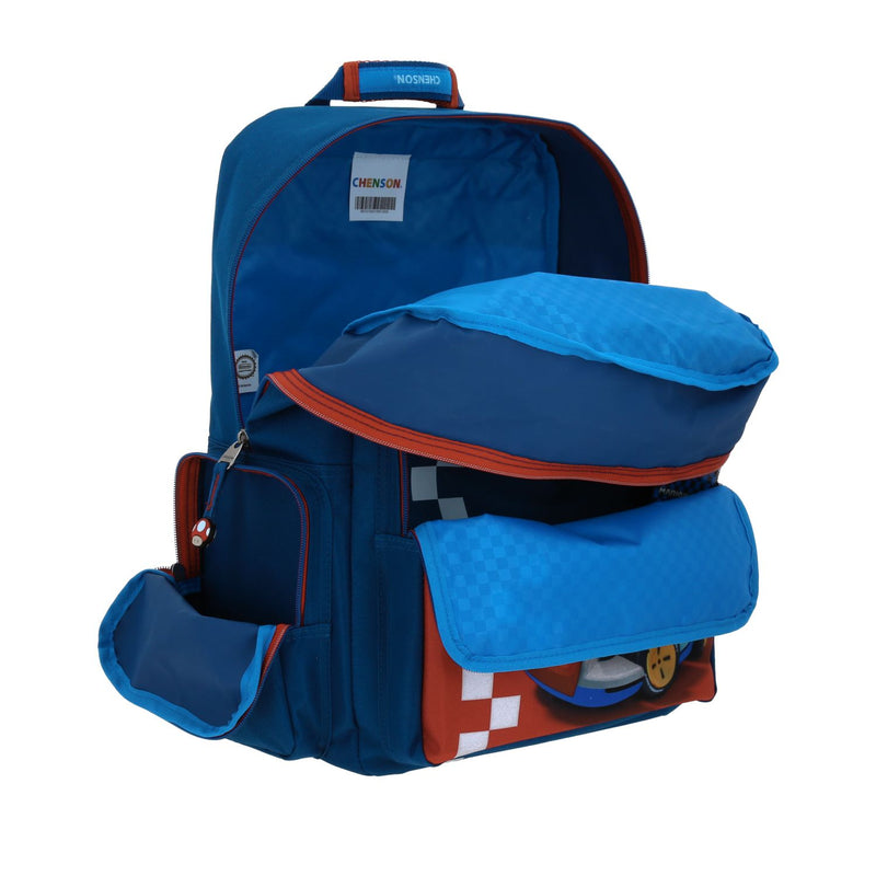 Mochila Azul Mario Bros Chenson Brife