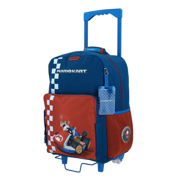 Mochila con Ruedas Azul Mario Bros Chenson Brife
