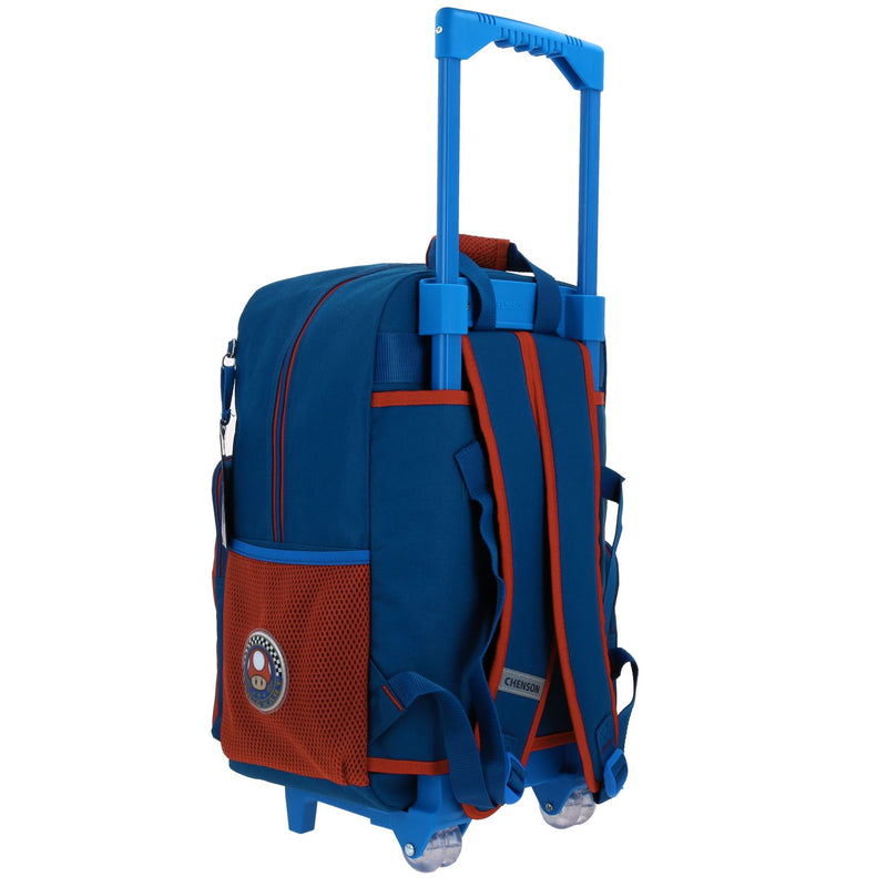 Mochila con Ruedas Azul Mario Bros Chenson Brife
