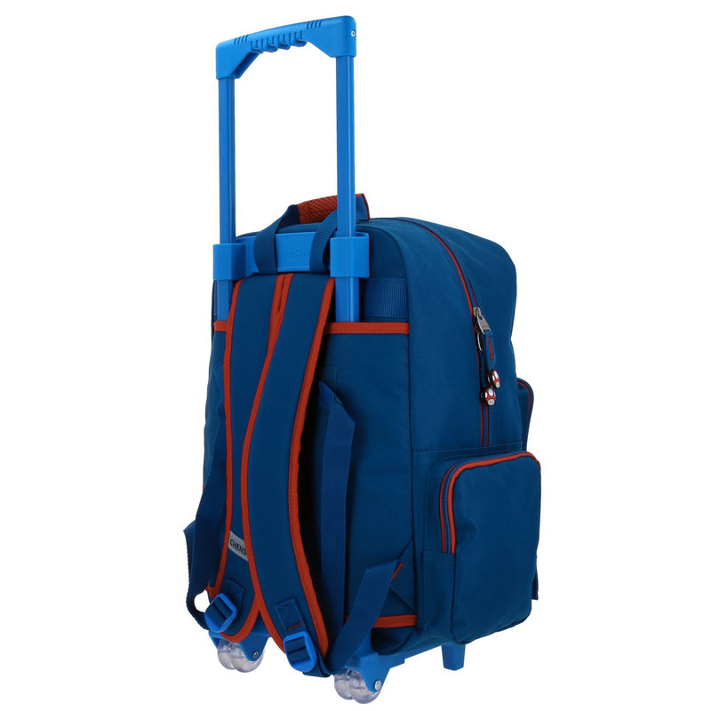 Mochila con Ruedas Azul Mario Bros Chenson Brife