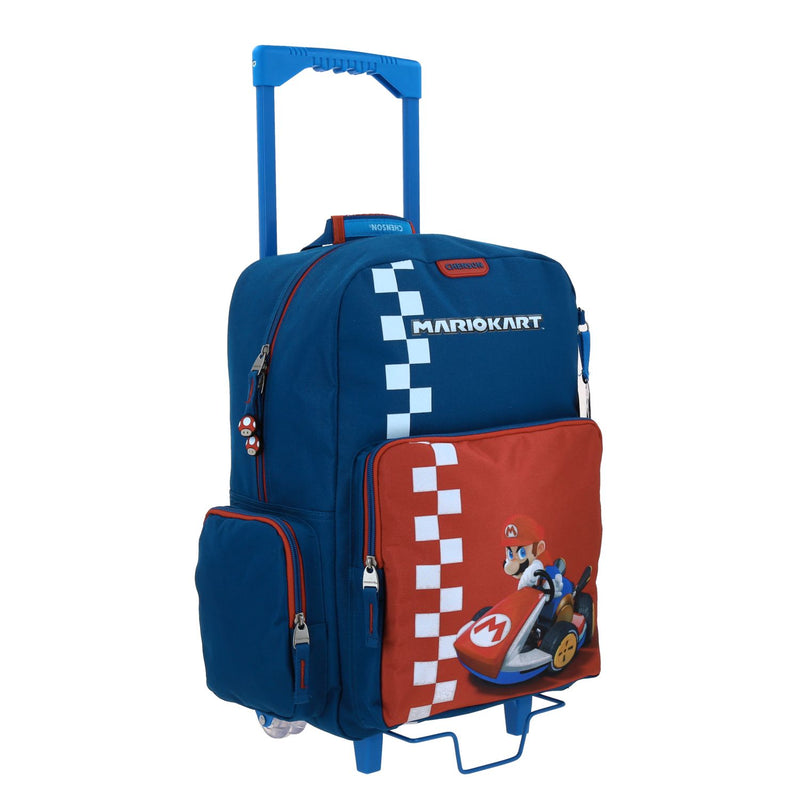 Mochila con Ruedas Azul Mario Bros Chenson Brife