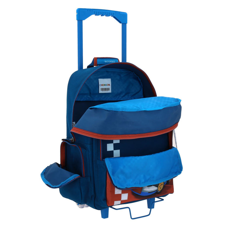 Mochila con Ruedas Azul Mario Bros Chenson Brife