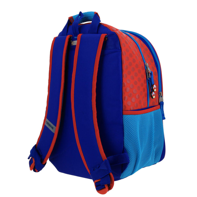 Mochila Azul Chenson Mario Bros Esqueip