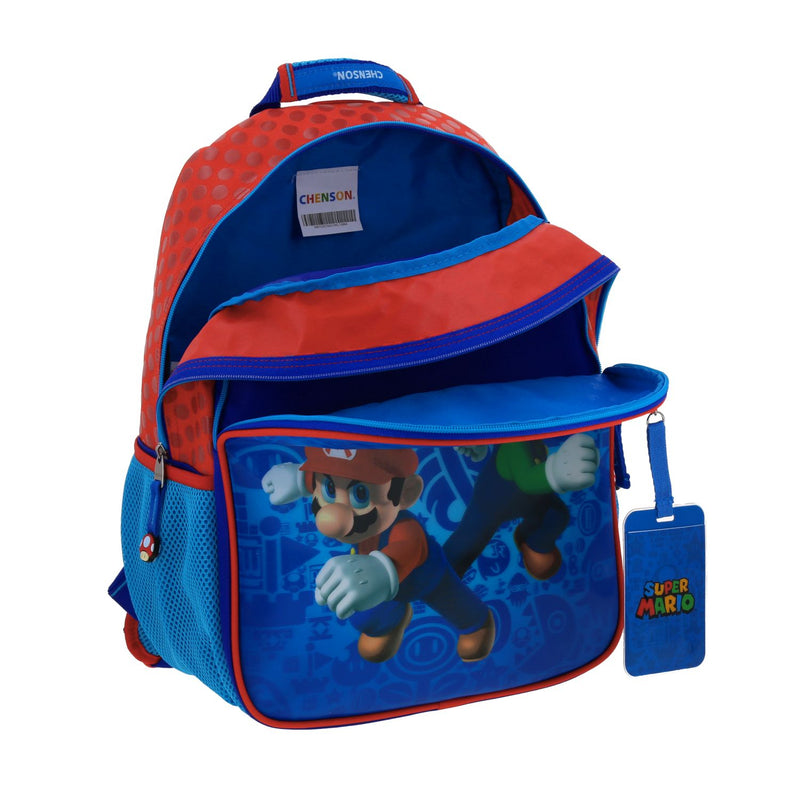 Mochila Azul Chenson Mario Bros Esqueip