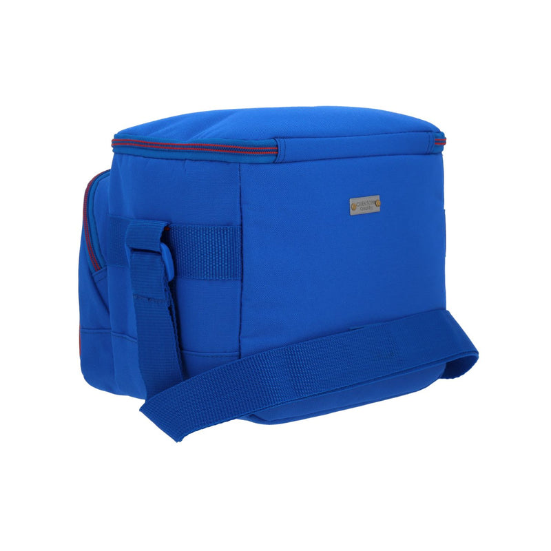 Lonchera a Cuadros Azul Mario Bros 1818 Flacster