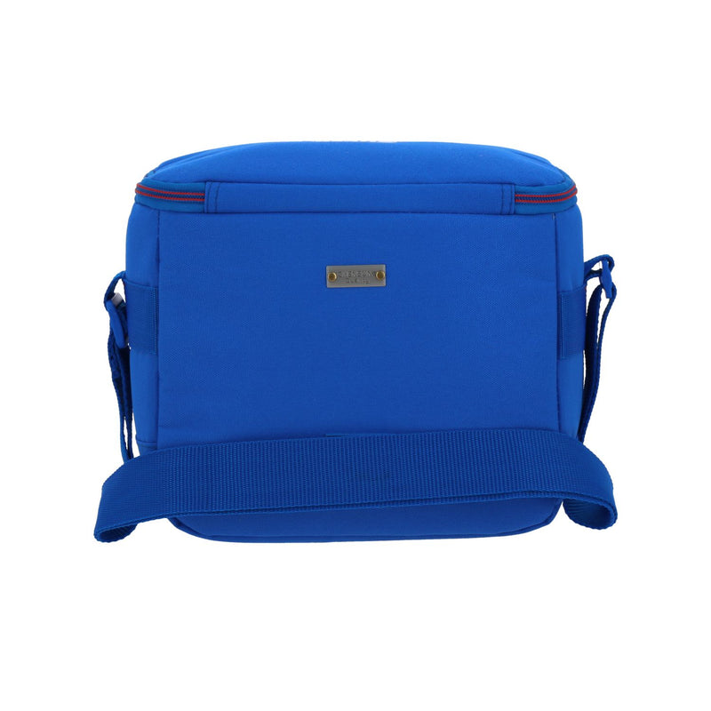 Lonchera a Cuadros Azul Mario Bros 1818 Flacster