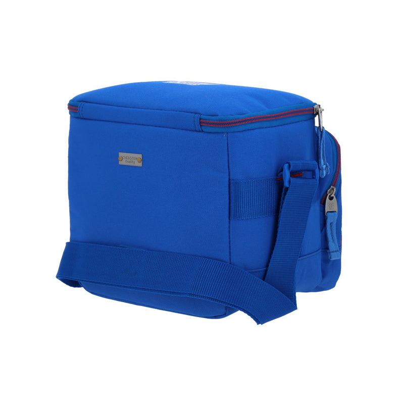 Lonchera a Cuadros Azul Mario Bros 1818 Flacster