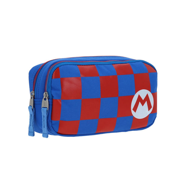 Lapicera Azul a Cuadros Mario Bros 1818 Flacster