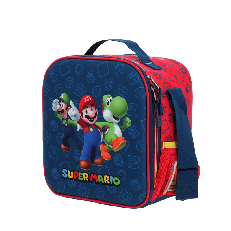 Lonchera Azul Mario Bros Chenson Gronshi