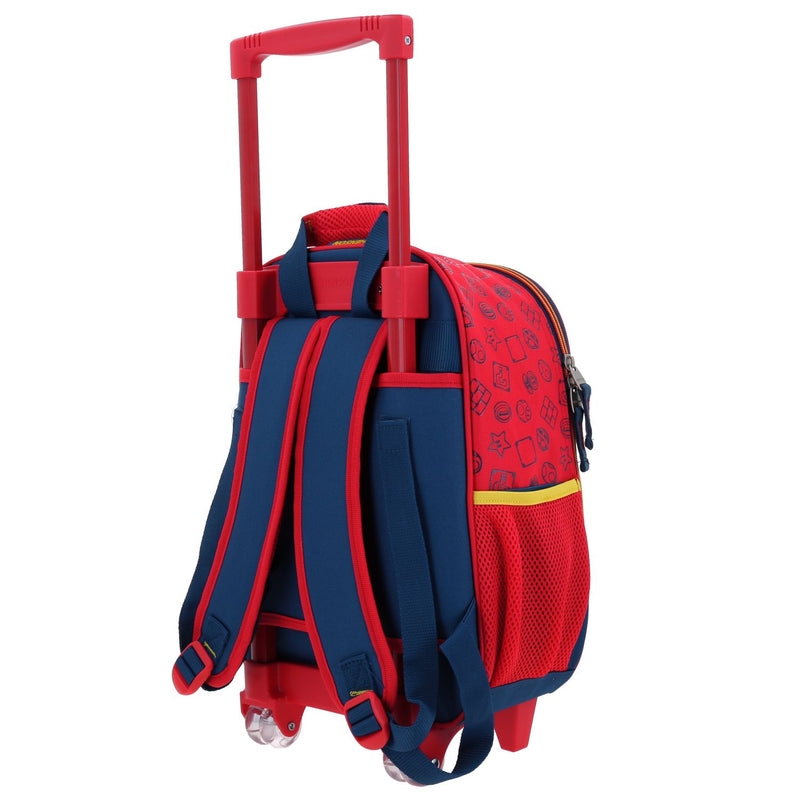 Mochila con Ruedas Azul Mario Bros Chenson Gronshi