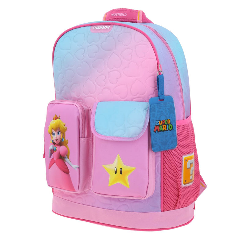 Mochila Rosa Mario Bros Chenson Kiut