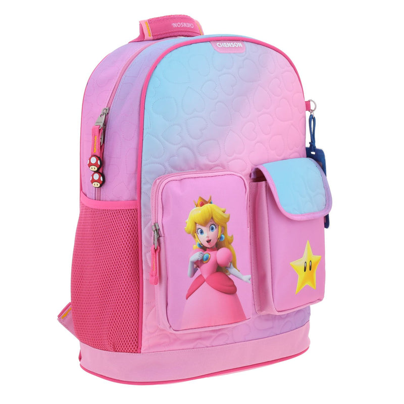 Mochila Rosa Mario Bros Chenson Kiut